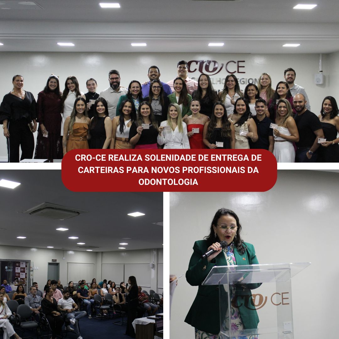 Na noite desta segunda-feira, dia 15, o CRO-CE realizou a solenidade de entrega das carteiras profissionais aos novos cirurgiões-dentistas
